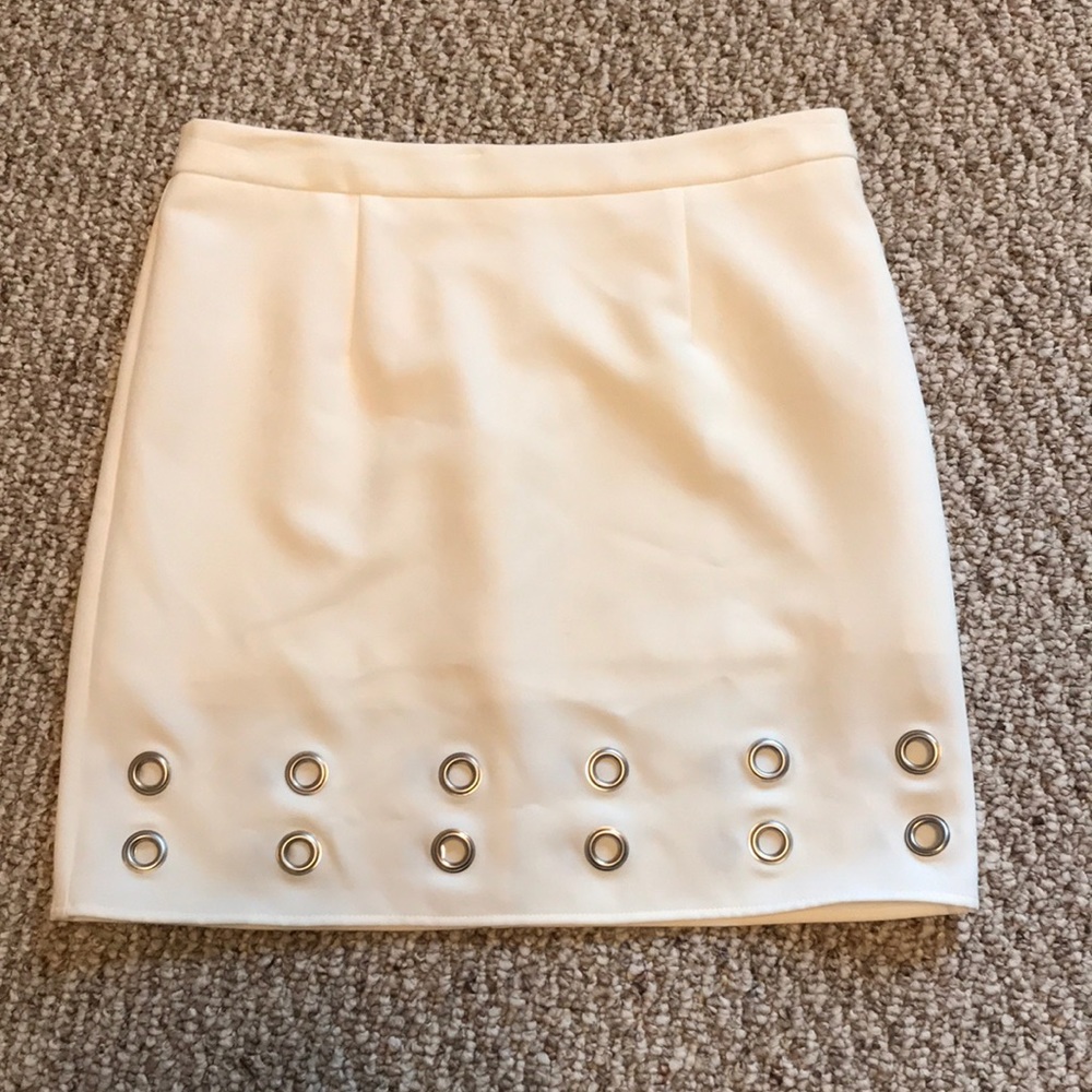 Grommet Mini Skirt